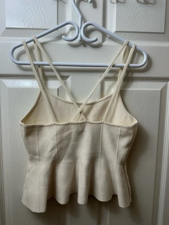 Maeve Anthropology Peplum Top Medium - Picture 2 of 3